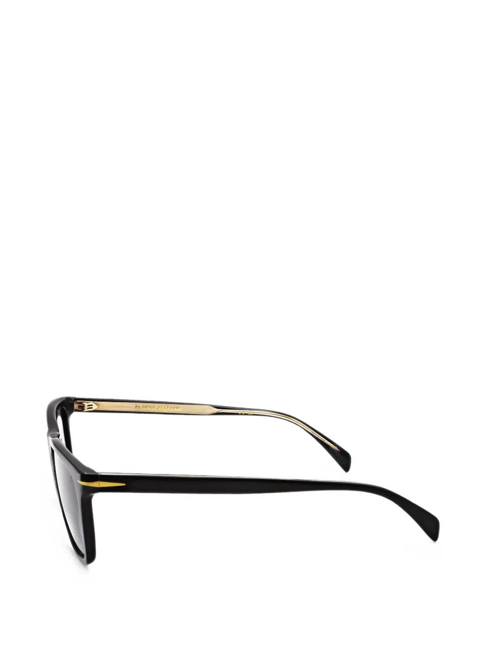 Eyewear by David Beckham Zonnebril met rechthoekig montuur Zwart