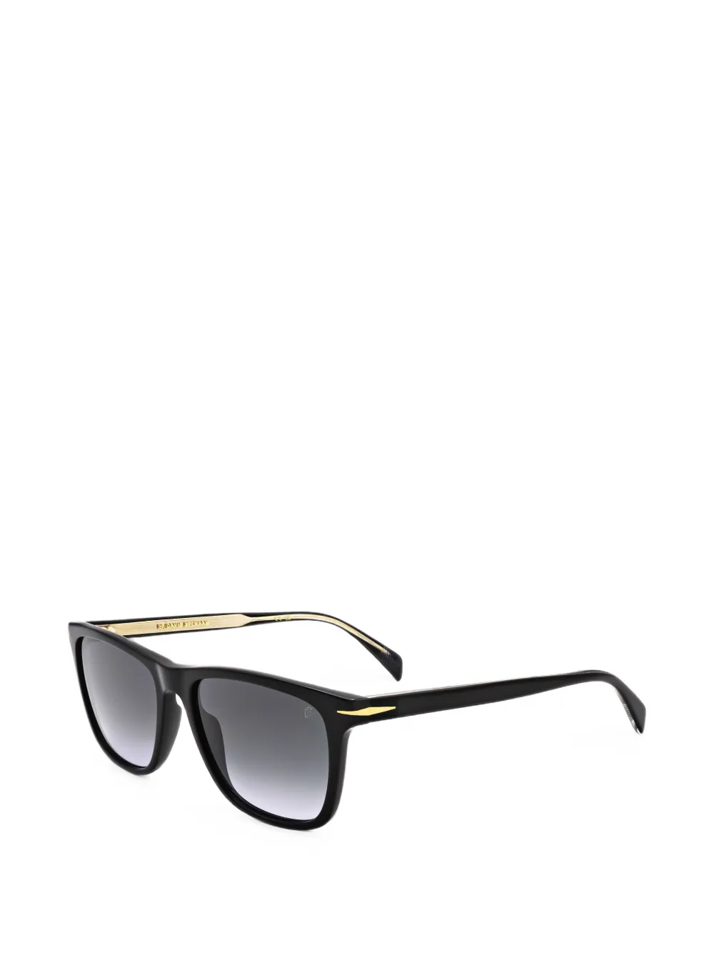 Eyewear by David Beckham Zonnebril met rechthoekig montuur Zwart