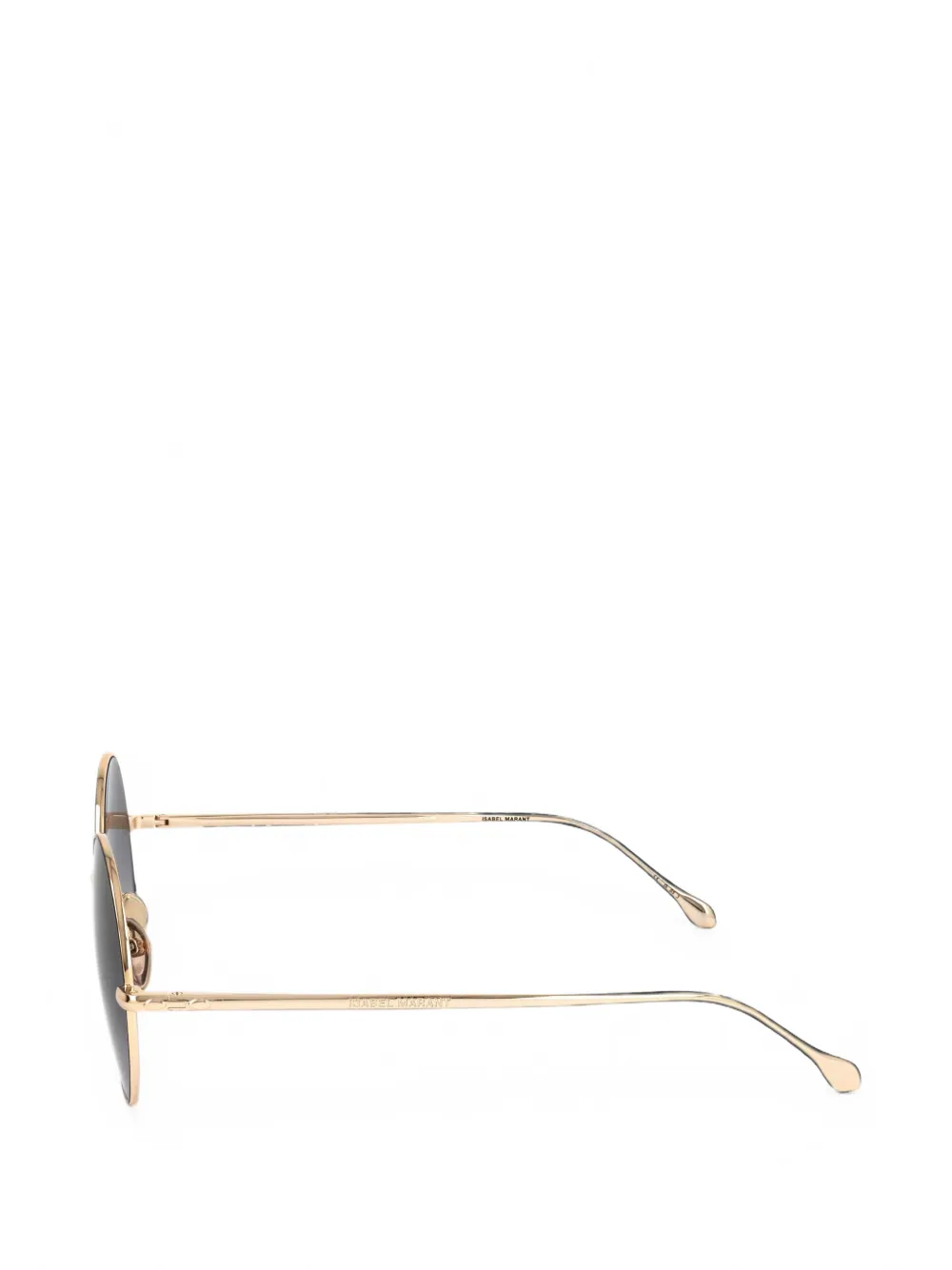 Isabel Marant Eyewear Zonnebril met rond montuur Goud