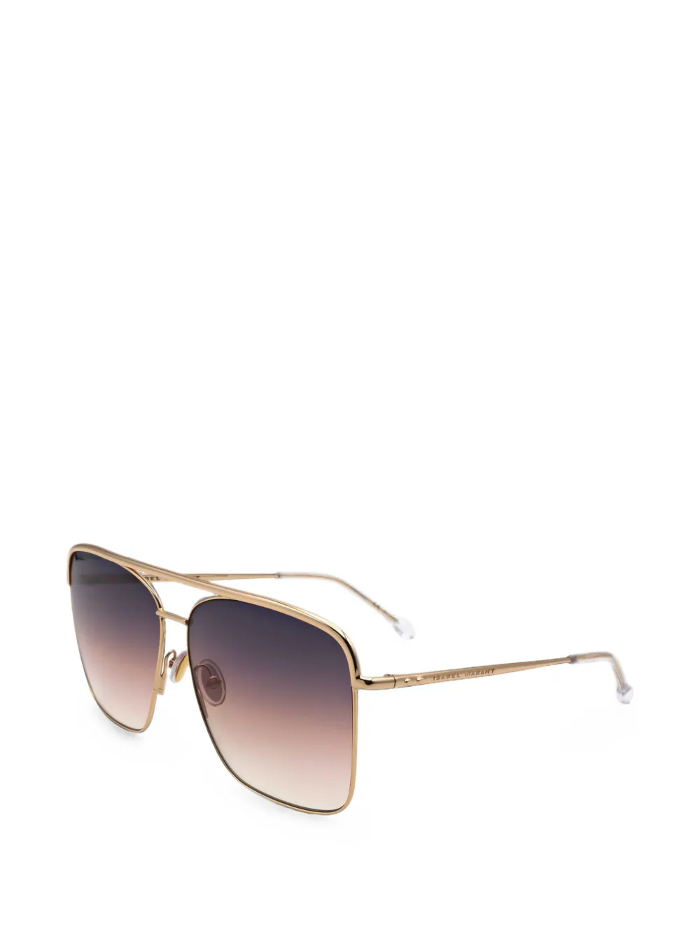 Isabel Marant Eyewear Zonnebril met vierkant montuur Goud