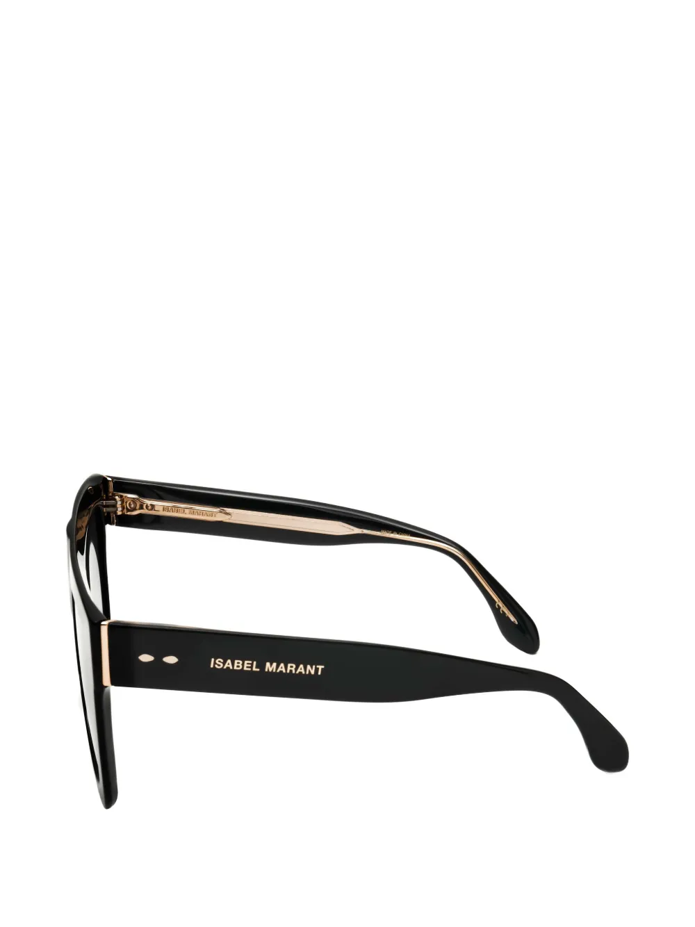 Isabel Marant Eyewear geometric-frame sunglasses Zwart