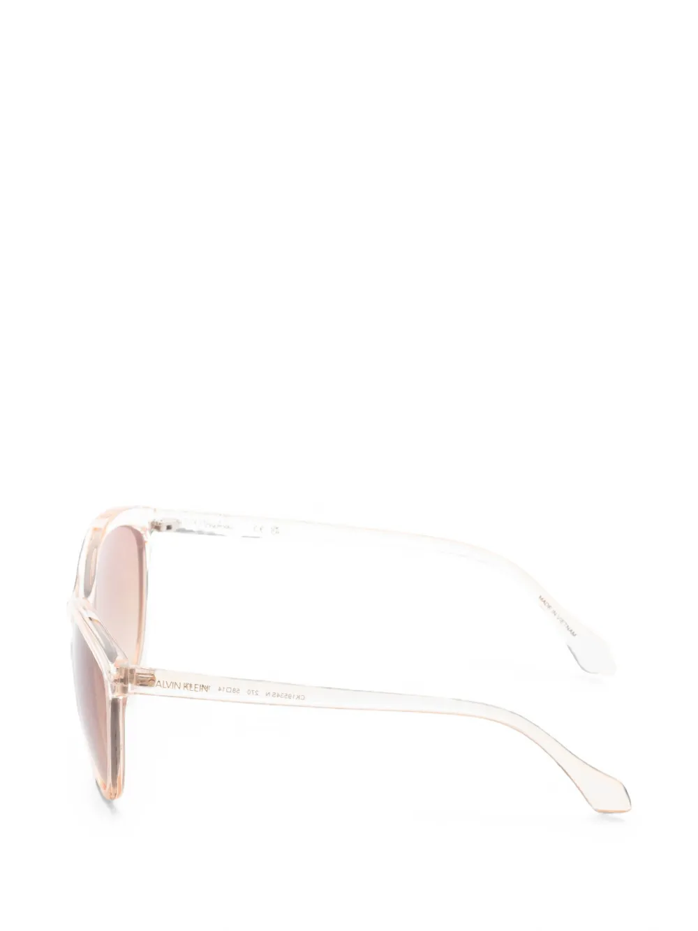 Calvin Klein Cat-eye Sunglasses in Neutrals, view 3
