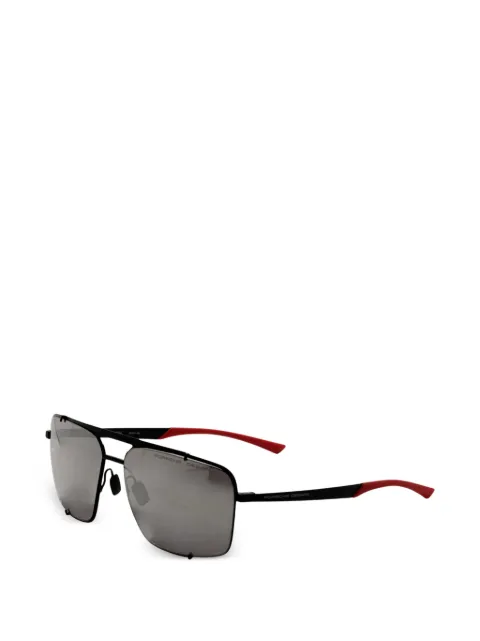 Porsche Design geometric-frame sunglasses