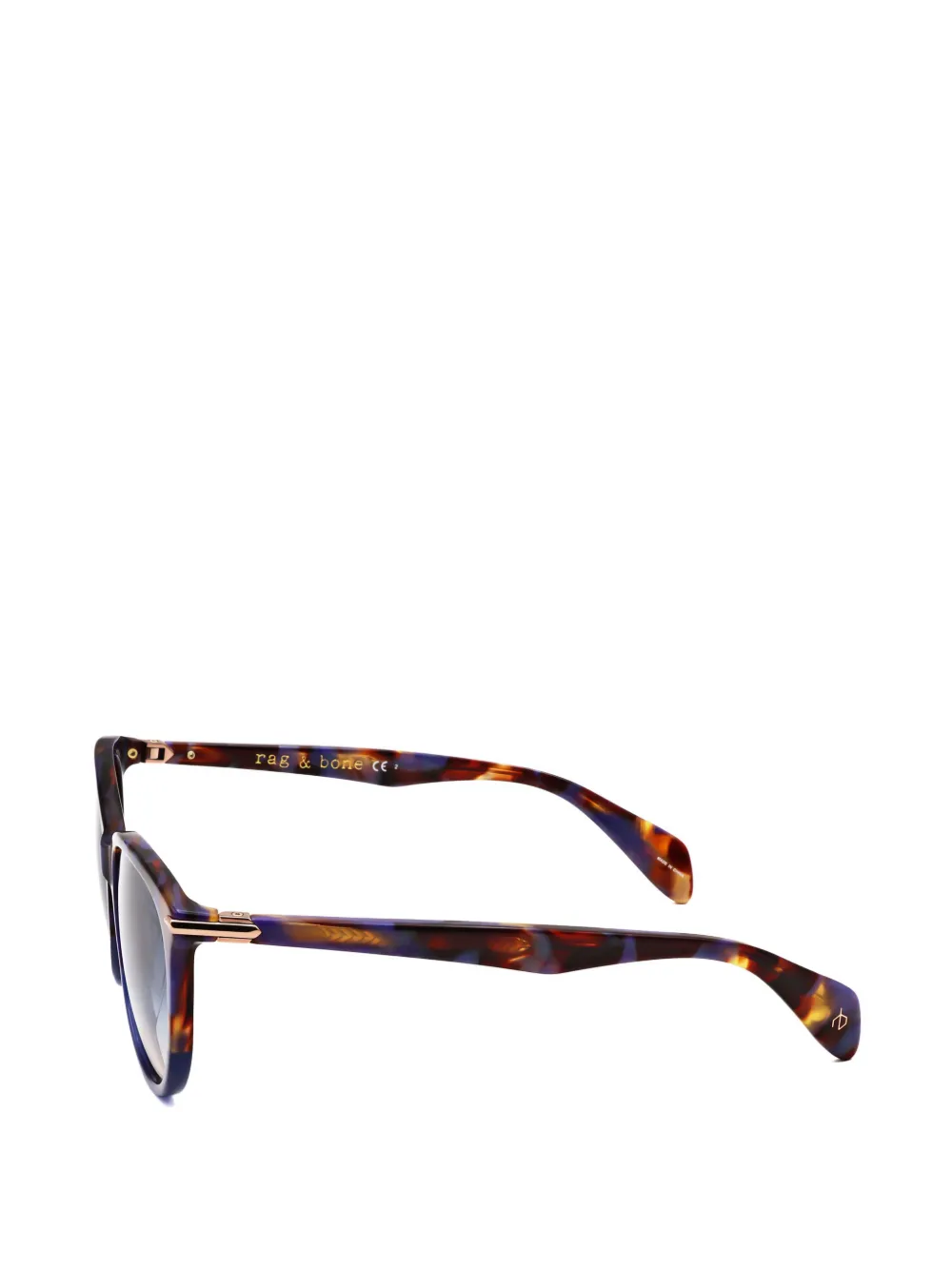 RAG & BONE EYEWEAR Zonnebril met cat-eye montuur Bruin
