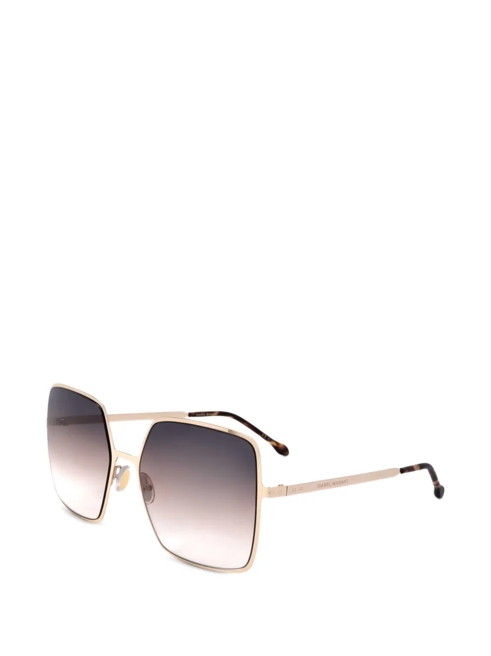 ISABEL MARANT square-frame sunglasses - Oro