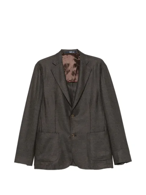 Barba single-breasted notched-lapels jacket