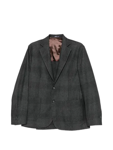 Barba blazer a cuadros