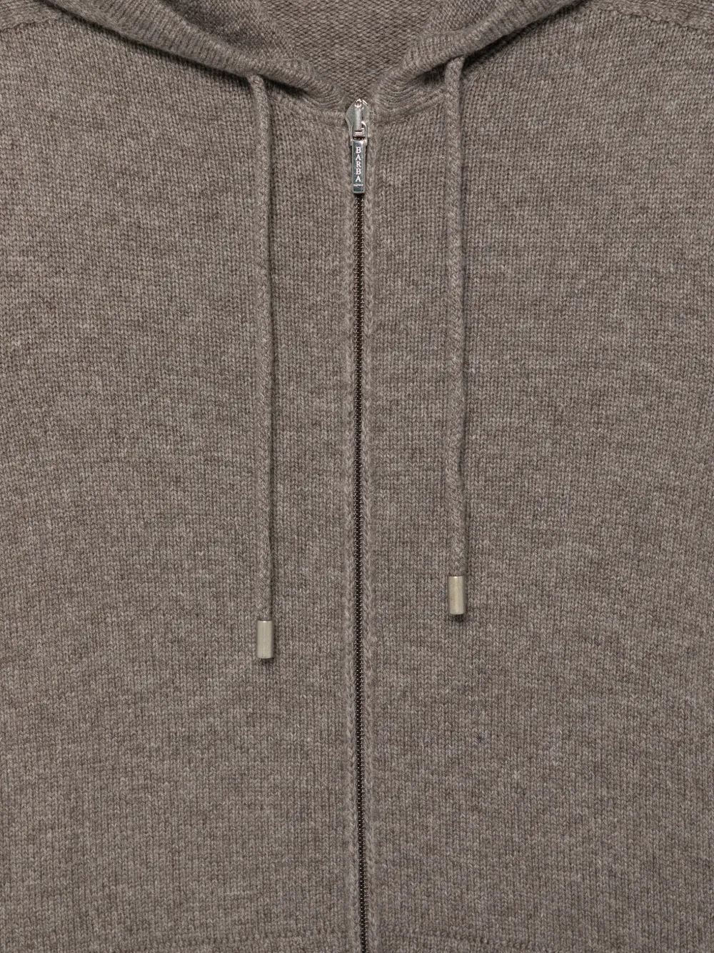 Barba zip-up hood cardigan Bruin
