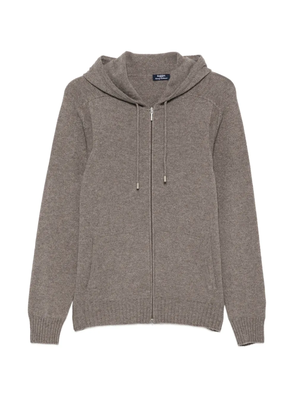 Barba zip-up hood cardigan Bruin
