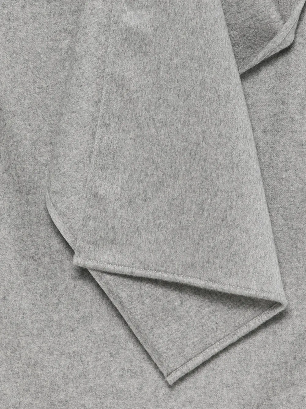 Barba melange-effect cashmere scarf Grijs