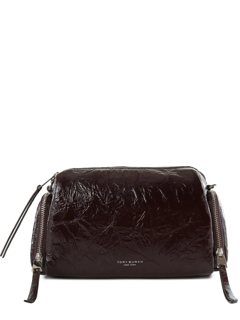 Tory Burch Perry patent Voyager crossbody bag - Rosso