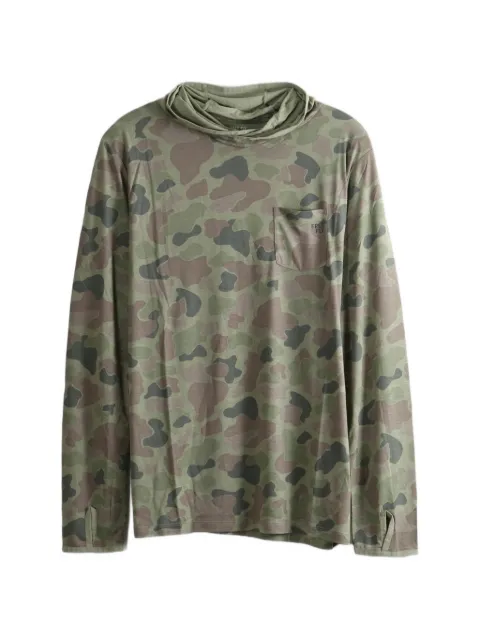 Free Fly Bamboo camo-print hoodie top