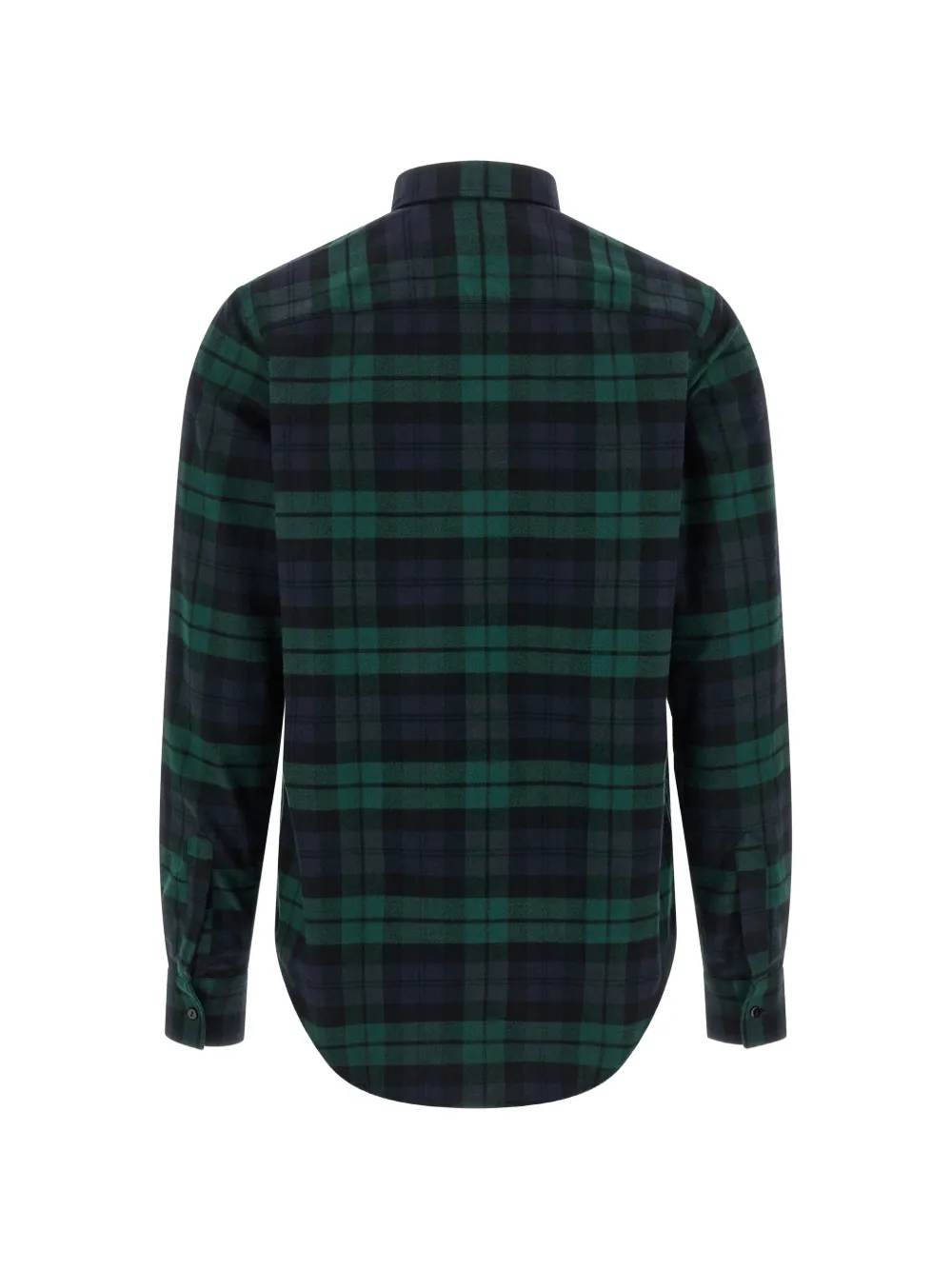 Xacus Marta geruite blouse Groen