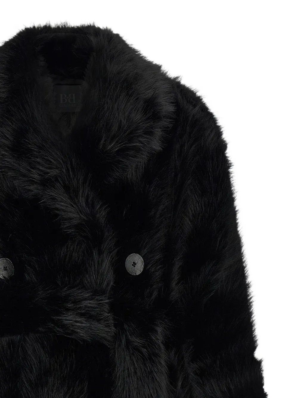 B&B COUTURE Jackie jas met dubbele rij knopen Zwart