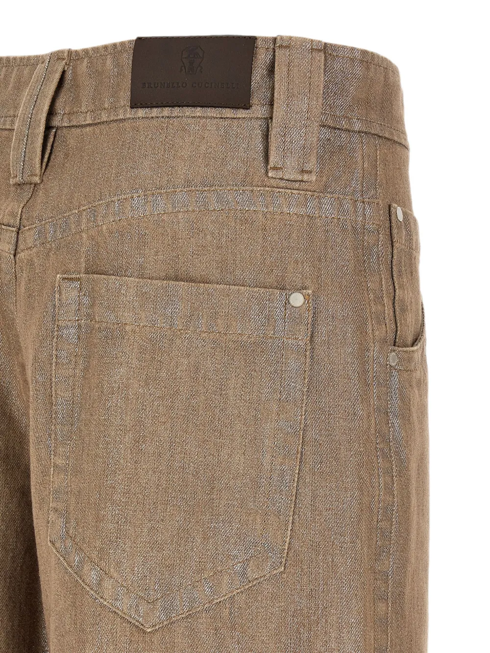 Brunello Cucinelli Baggy jeans Bruin