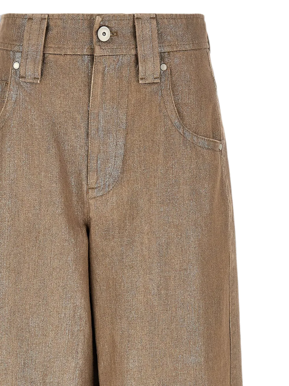 Brunello Cucinelli Baggy jeans Bruin