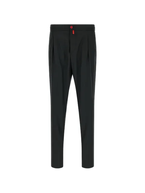 Kiton pleated wool trousers