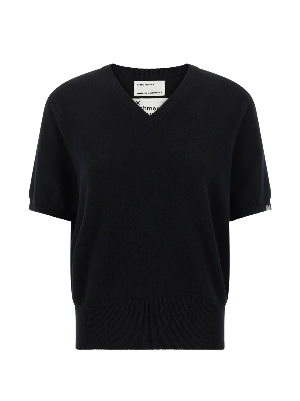 Extreme cashmere Martina V-neck sweater Zwart
