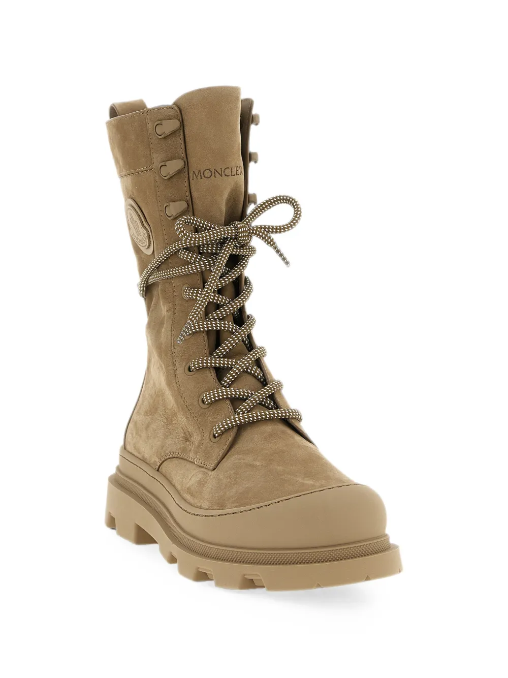 Moncler Vera High nubuck veterlaarzen Beige