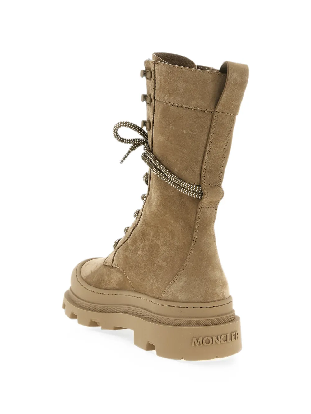 Moncler Vera High nubuck veterlaarzen Beige