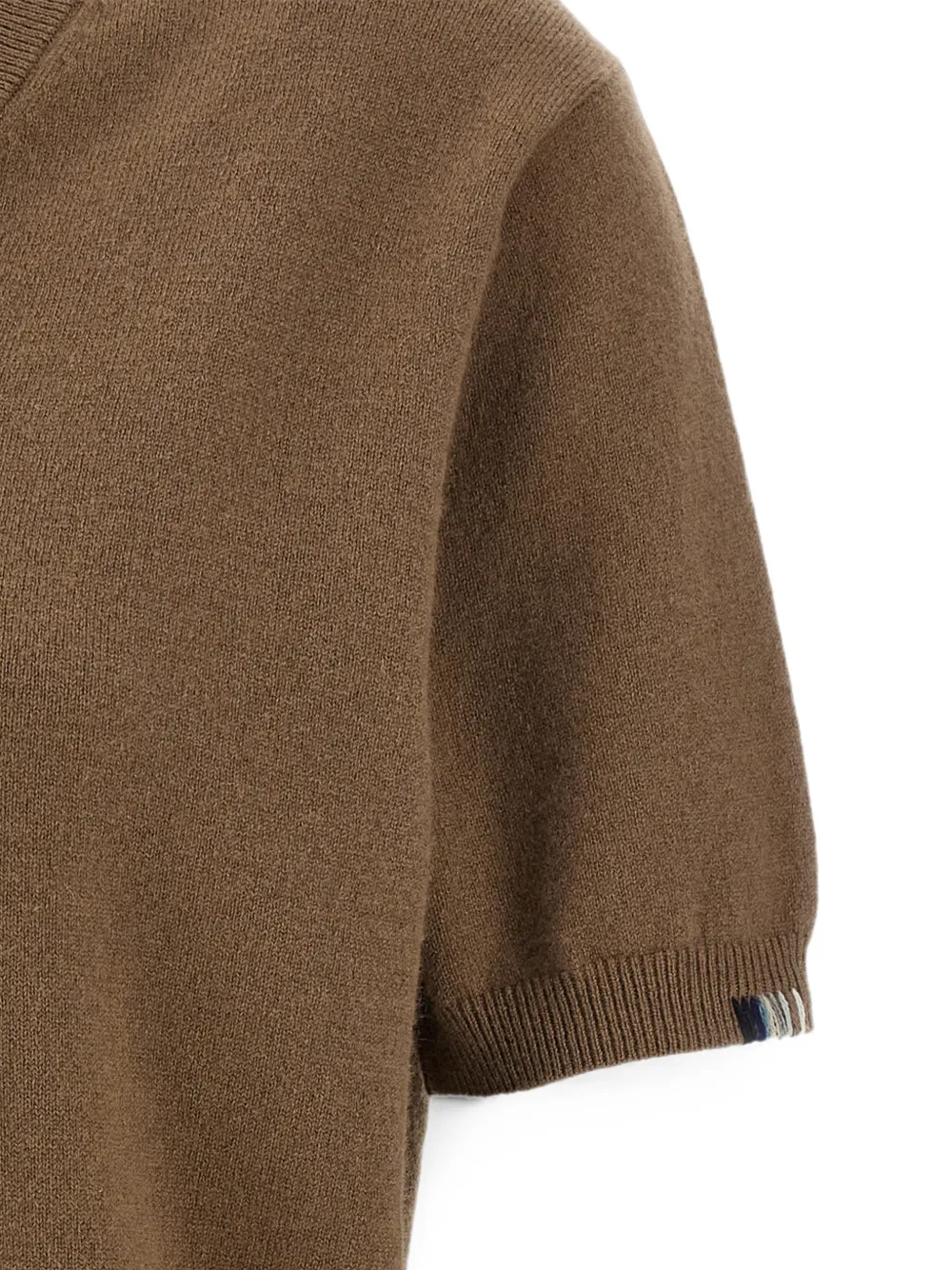 extreme cashmere N°490 Martina trui met korte mouwen Bruin
