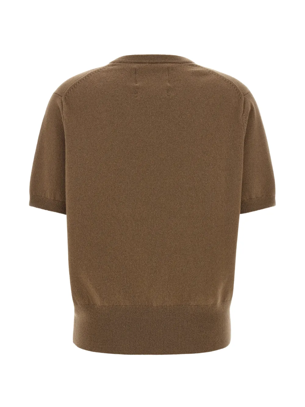 extreme cashmere N°490 Martina trui met korte mouwen Bruin