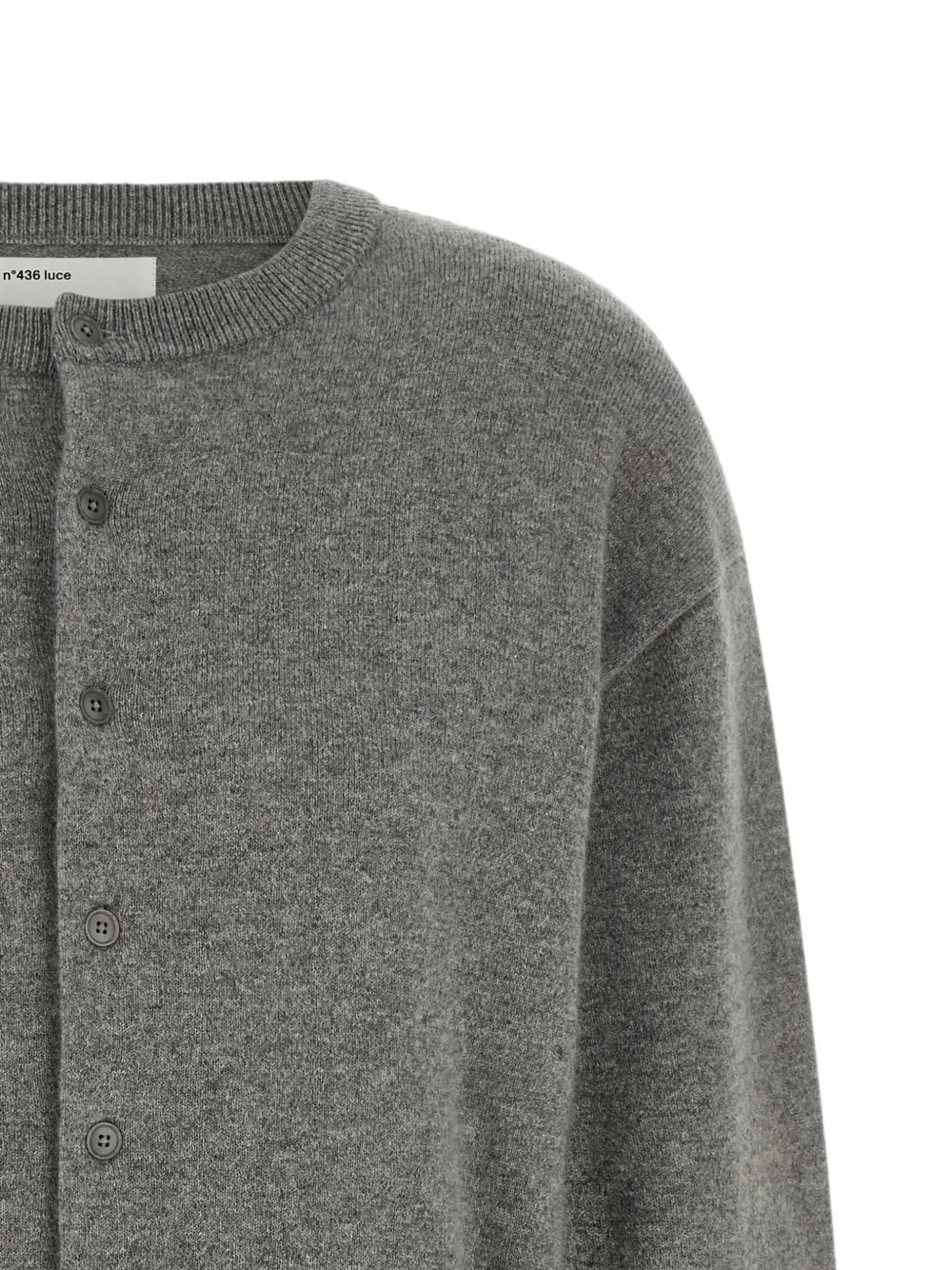 extreme cashmere Luce vest met knopen Grijs