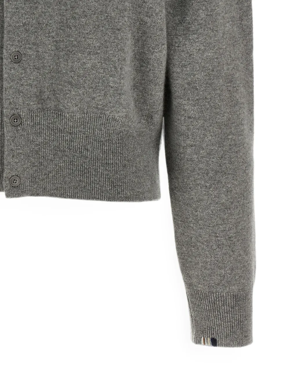 extreme cashmere Luce vest met knopen Grijs