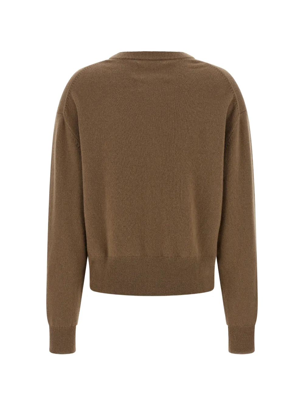 extreme cashmere n°436 Luce vest met ronde hals Bruin