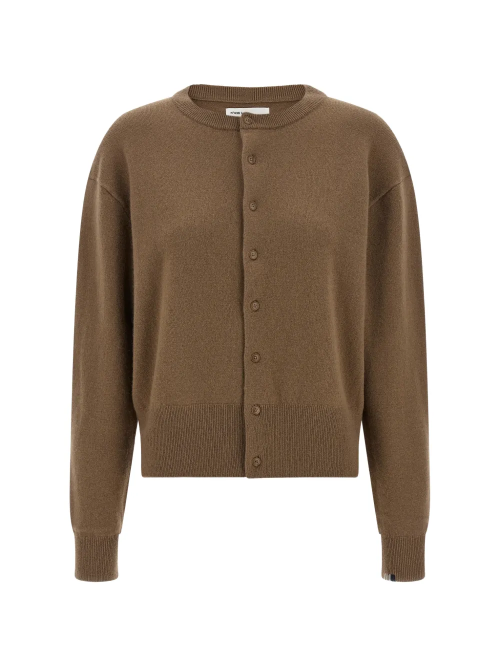 extreme cashmere n°436 Luce round-neck cardigan - Marrone