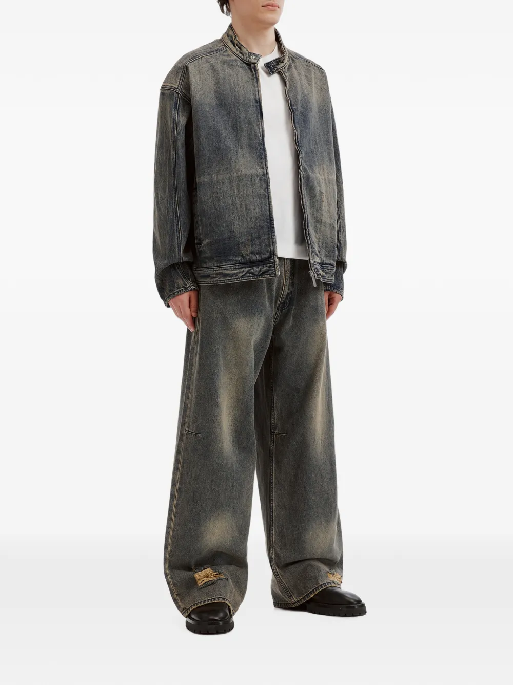 izzue Denim jack Blauw