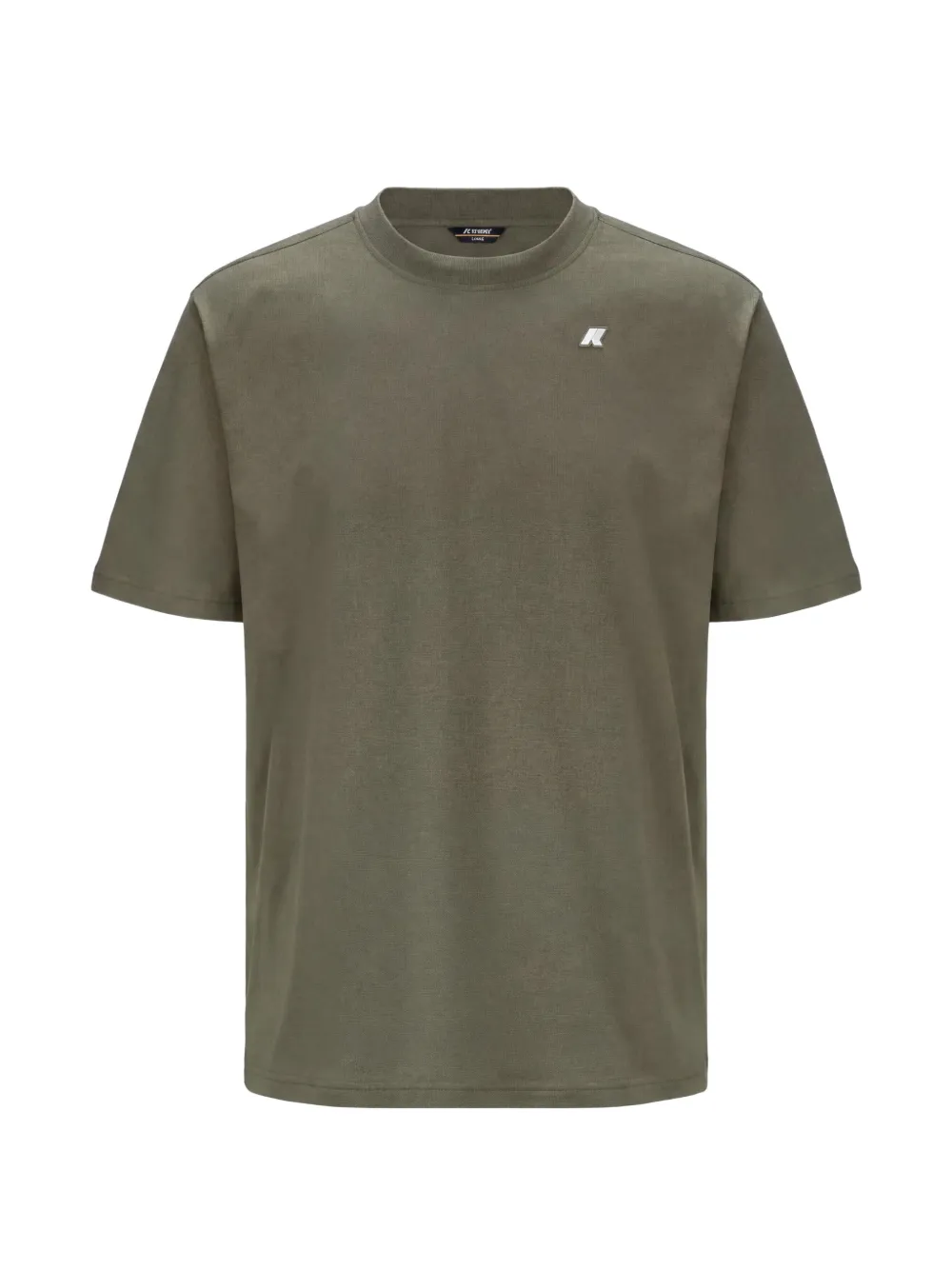 K-Way Solo logo-patch crew-neck T-shirt - Grün