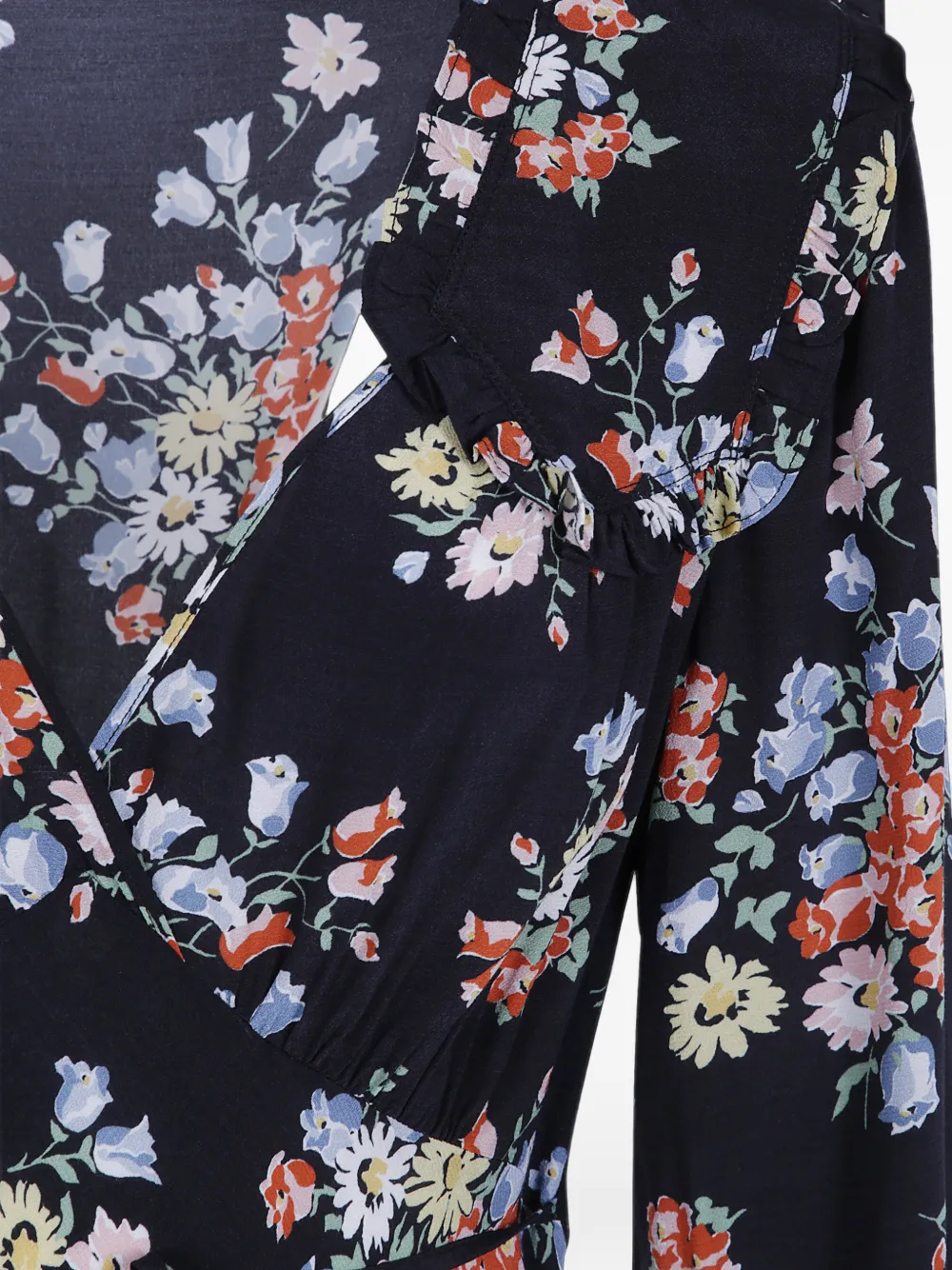 Rixo Amelia Floral-print Dress in Black, view 2