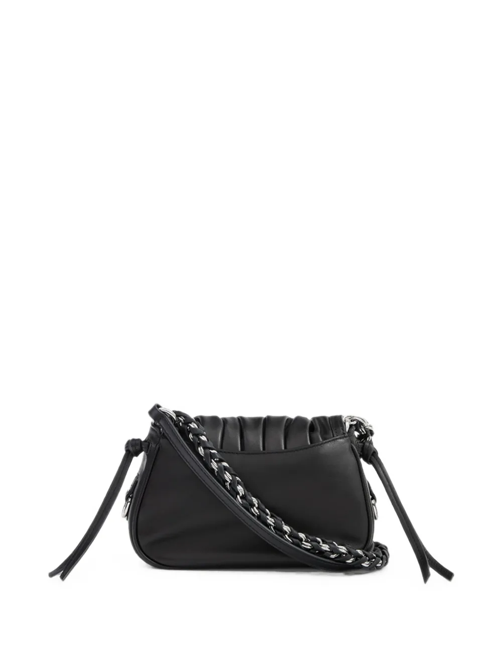 ISABEL MARANT Bolton XS schoudertas met ruches Zwart