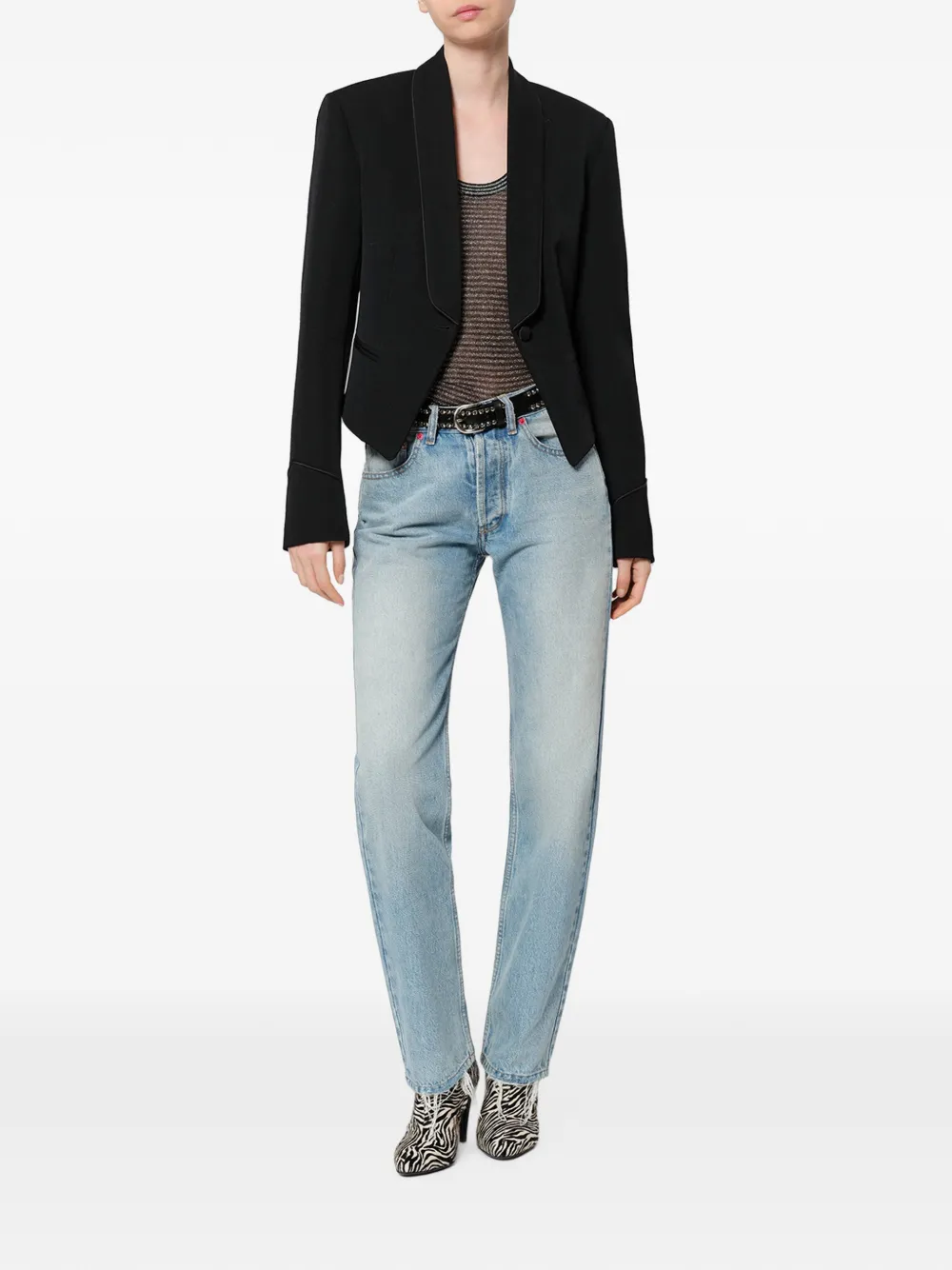 ISABEL MARANT Pialena wool jacket Zwart
