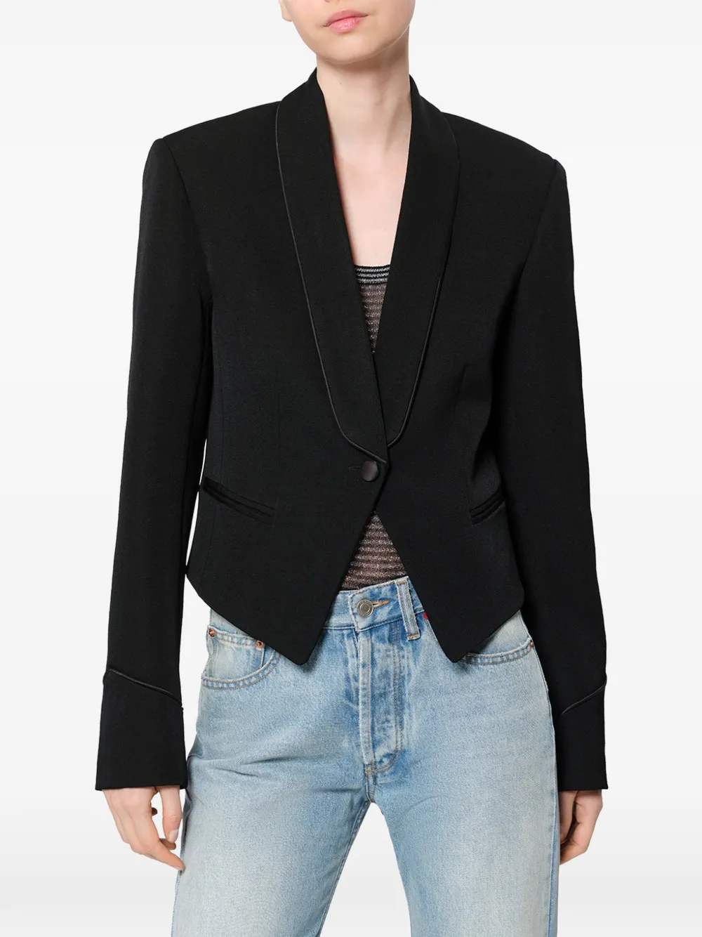ISABEL MARANT Pialena wool jacket Zwart