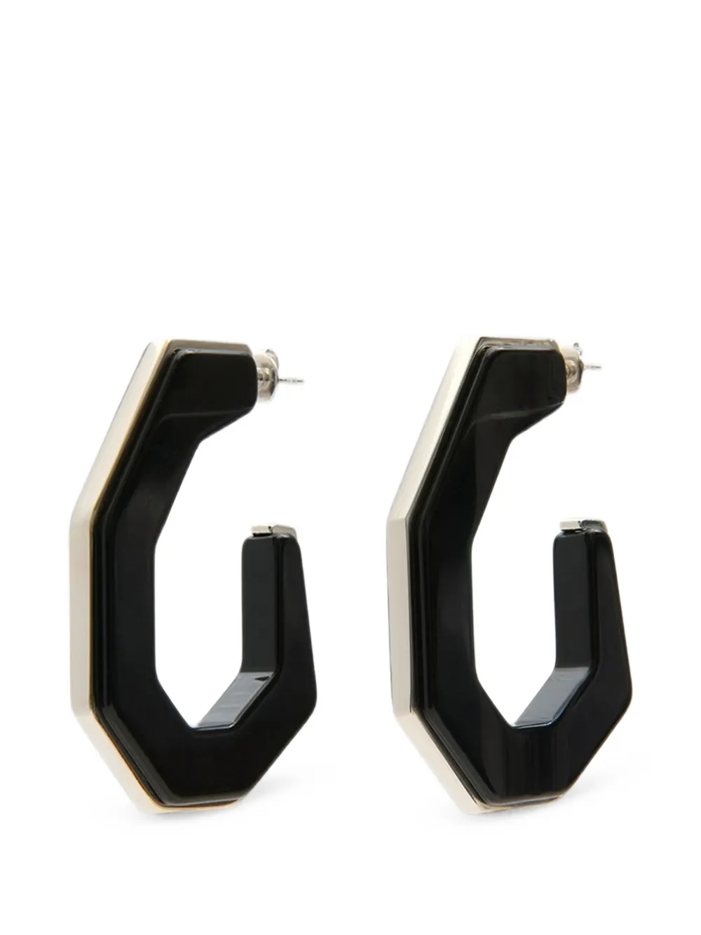 ISABEL MARANT Liu geometric hoop earrings