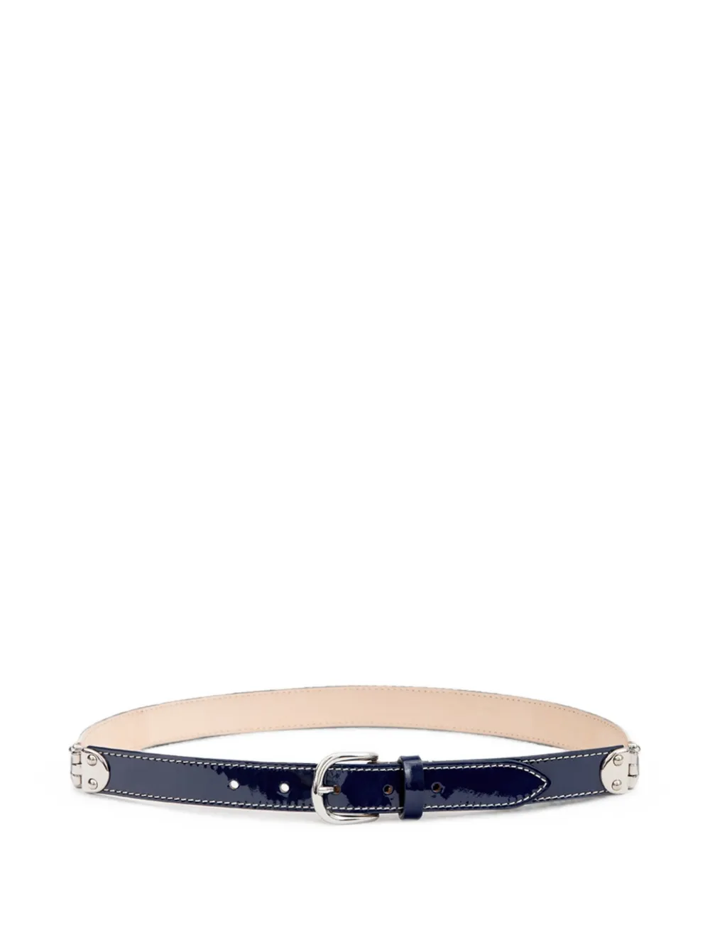 ISABEL MARANT Zap leather belt - Blu