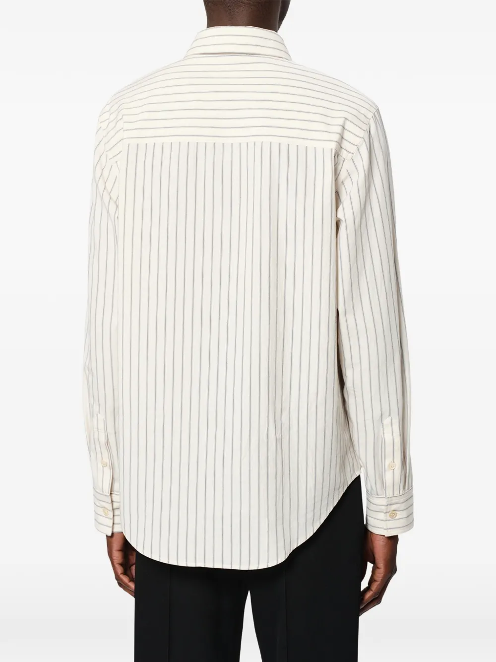 MARANT Rony gestreept overhemd Beige