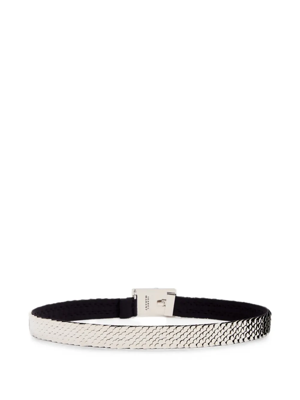 ISABEL MARANT Heria scale-effect belt Zilver