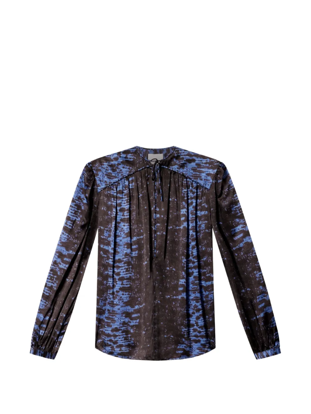 ISABEL MARANT Laraya silk top - Nero