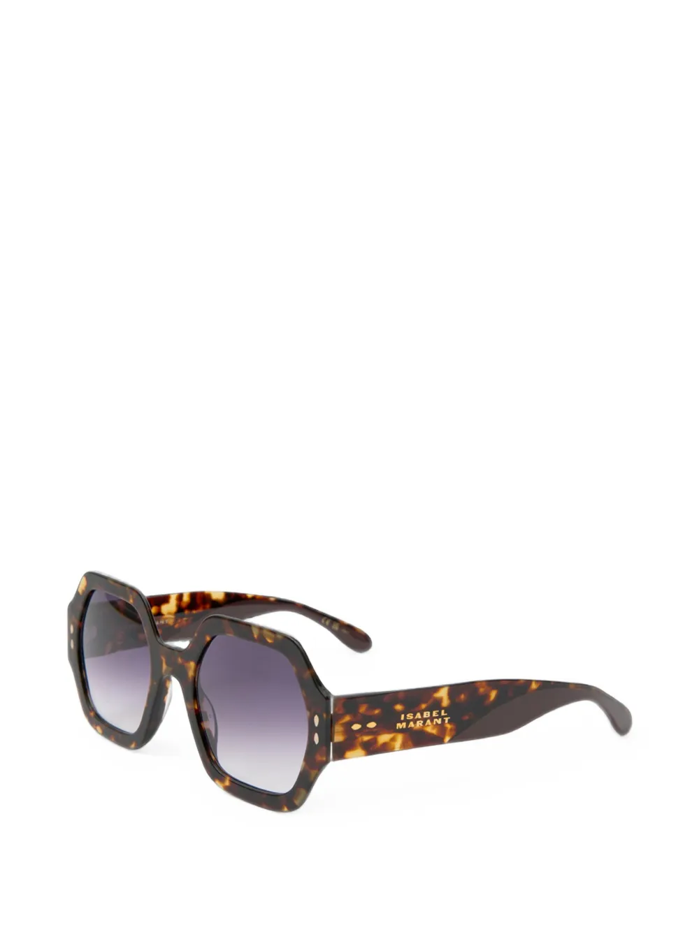 Isabel Marant Eyewear Elyz geometric-frame sunglasses Bruin
