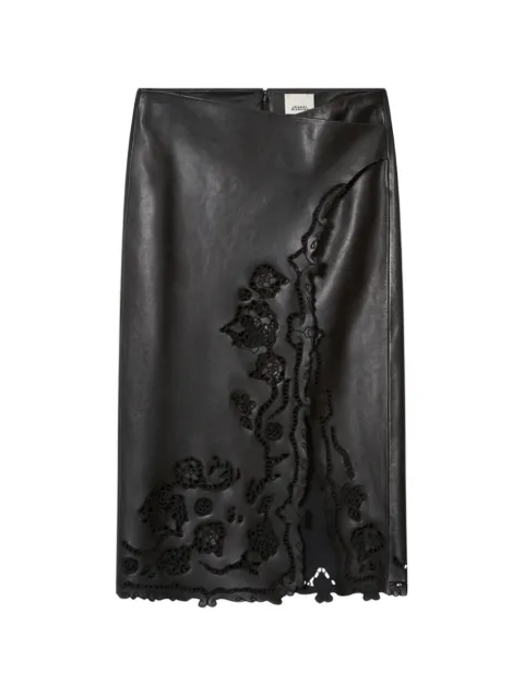 ISABEL MARANT Fulsa leather skirt