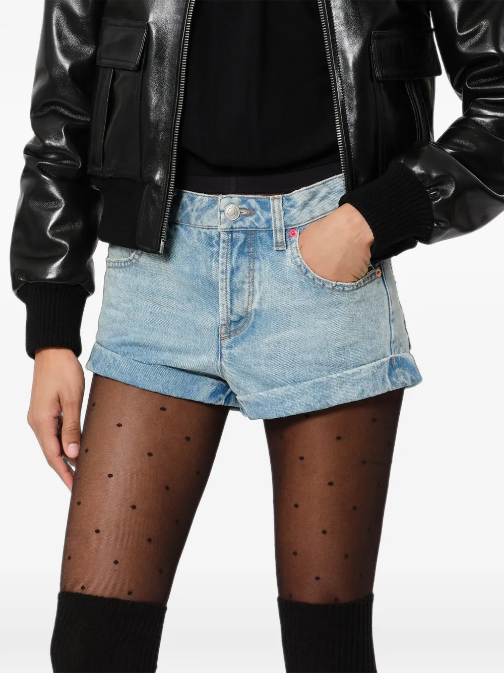 ISABEL MARANT Diloa denim shorts Blauw