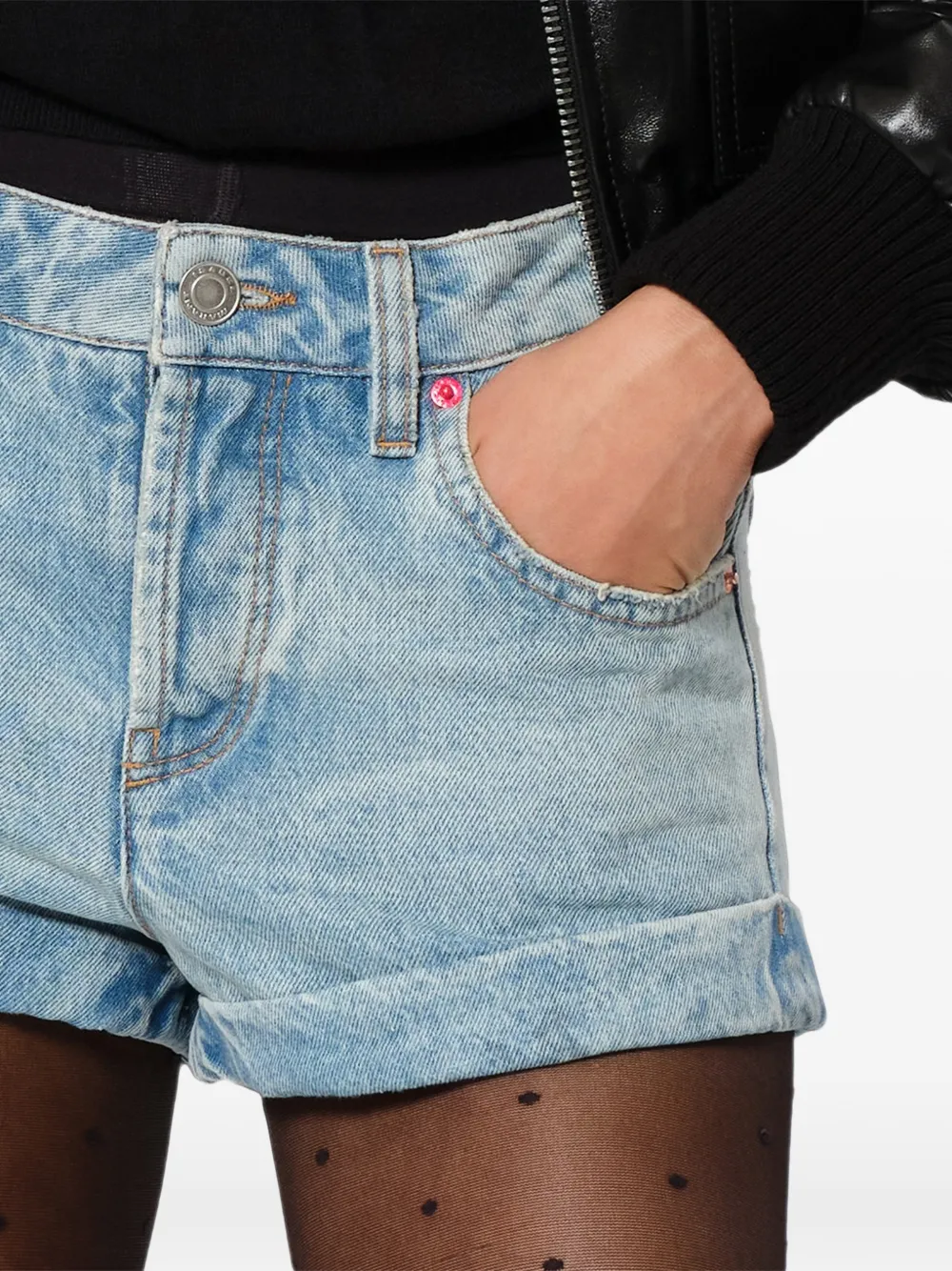 ISABEL MARANT Diloa denim shorts Blauw