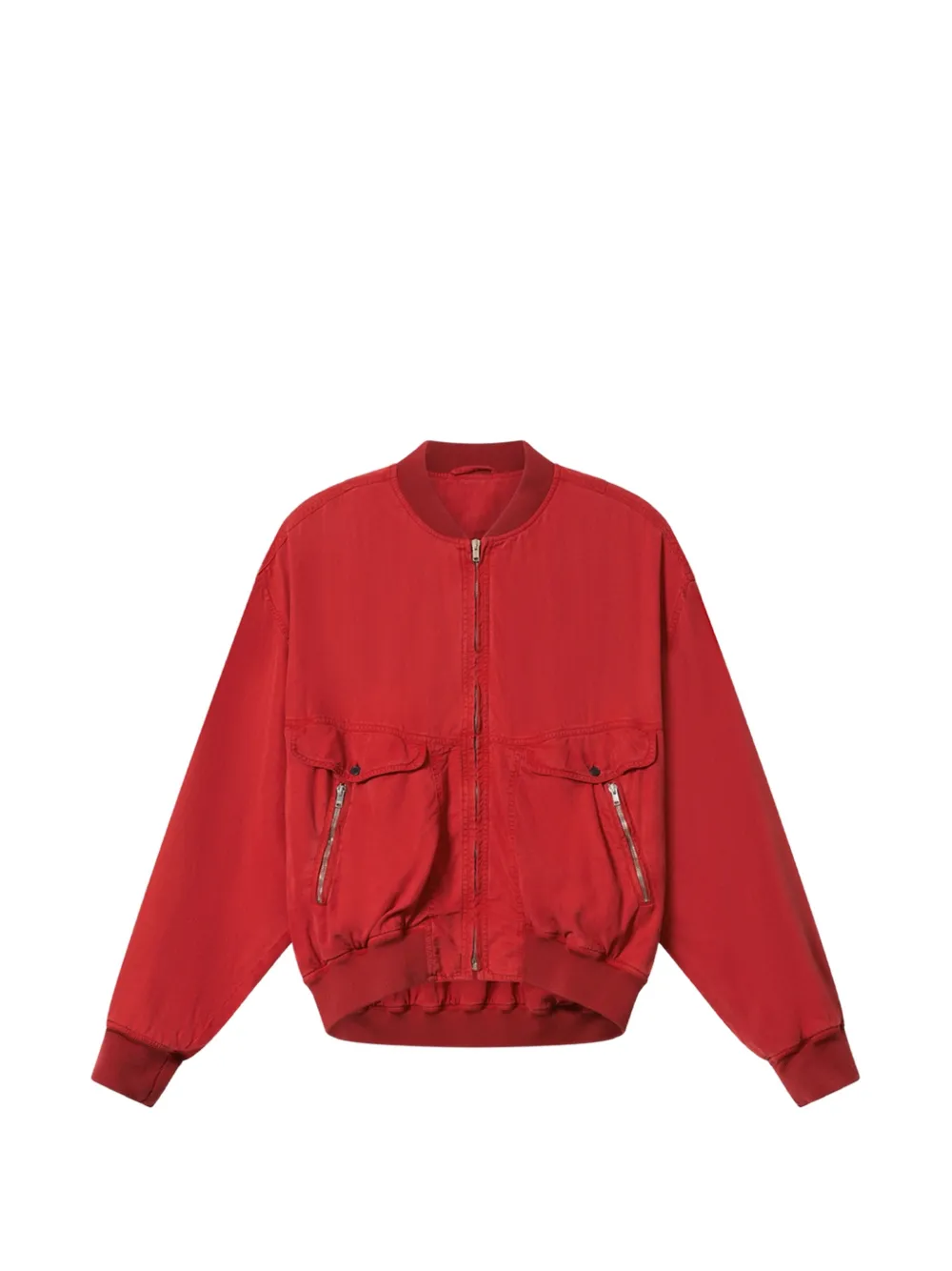 MARANT Sebastian zip-up jacket - Rosso