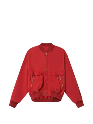 Omar Afridi ハイネック ジップアップ ジャケット | レッド | FARFETCH JP