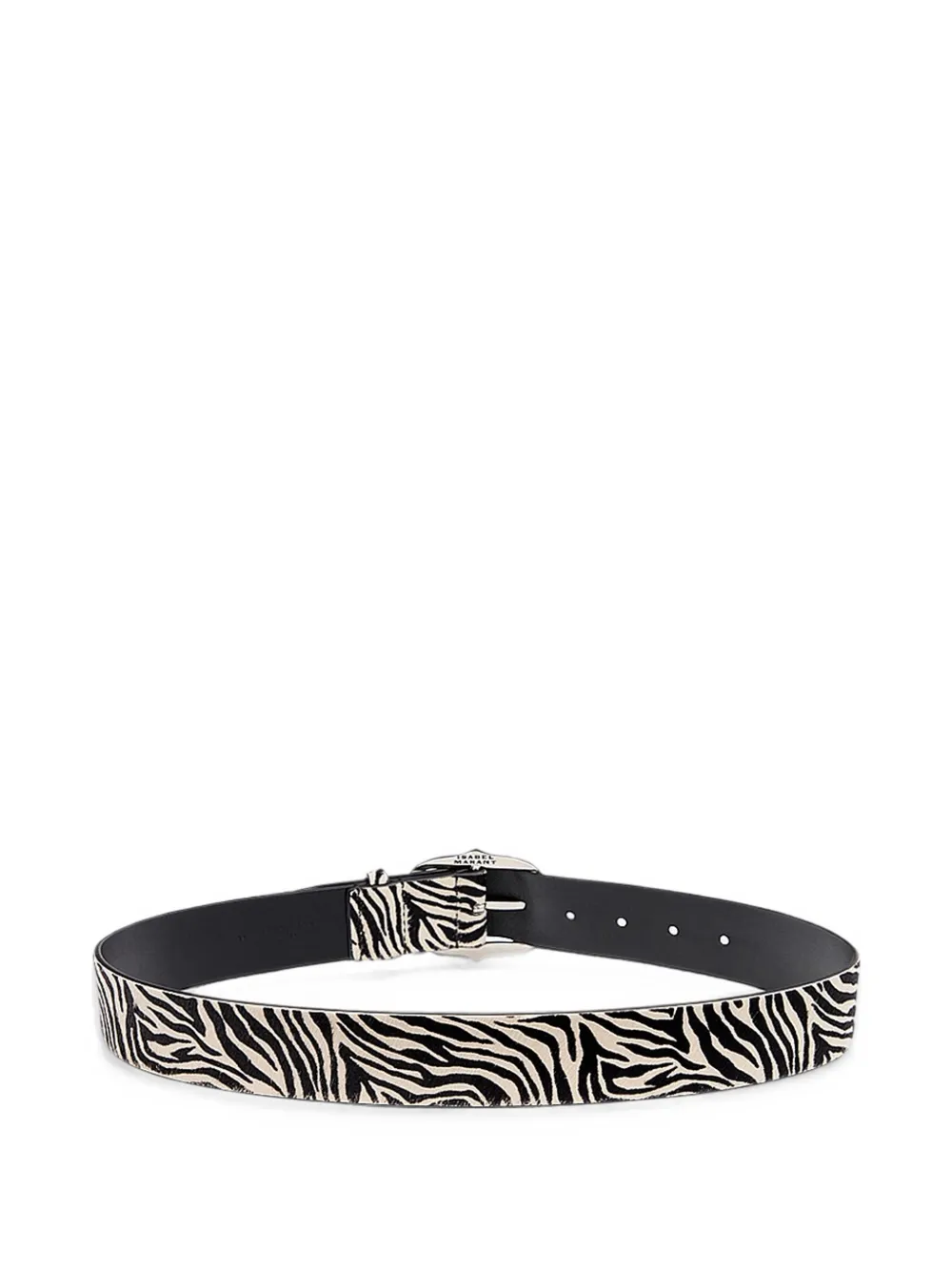 ISABEL MARANT Lapae leren riem Beige