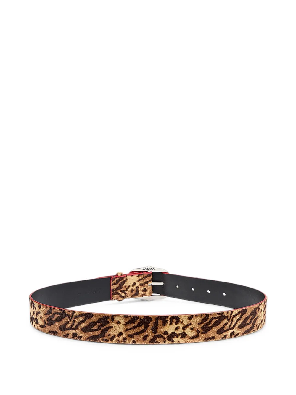 ISABEL MARANT Lapae leren riem Bruin