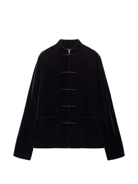 Shanghai Tang Tang frog-fastening jacket